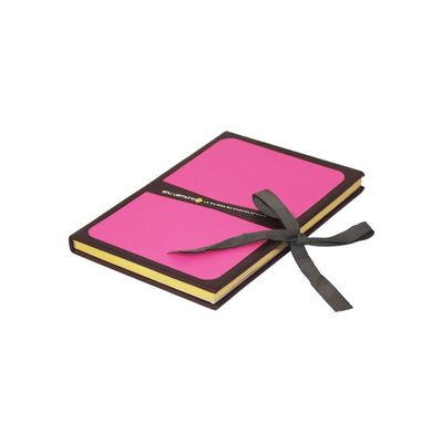El Hardcover modificado para requisitos particulares del Bowknot alineó el diario para bosquejar de las notas