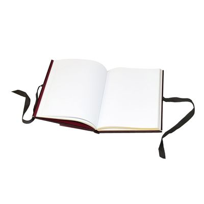 El Hardcover modificado para requisitos particulares del Bowknot alineó el diario para bosquejar de las notas