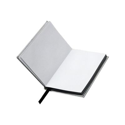 Logotipo modificado para requisitos particulares cuaderno blanco del Hardcover de 72 de las hojas páginas de espacio en blanco