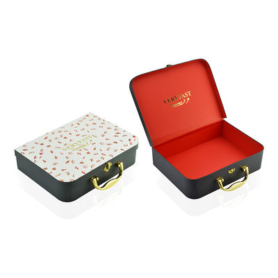 Modificado para requisitos particulares imprimiendo la caja de regalo de empaquetado de papel de la maleta de la cartulina para la fiesta de cumpleaños